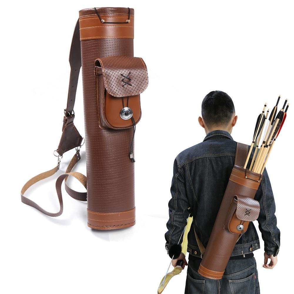 Leather Back Arrow Quiver