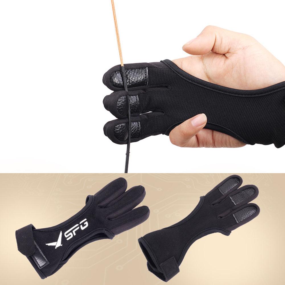 Three-finger Archery Gloves