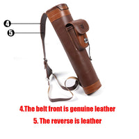 Thumbnail for Leather Back Arrow Quiver