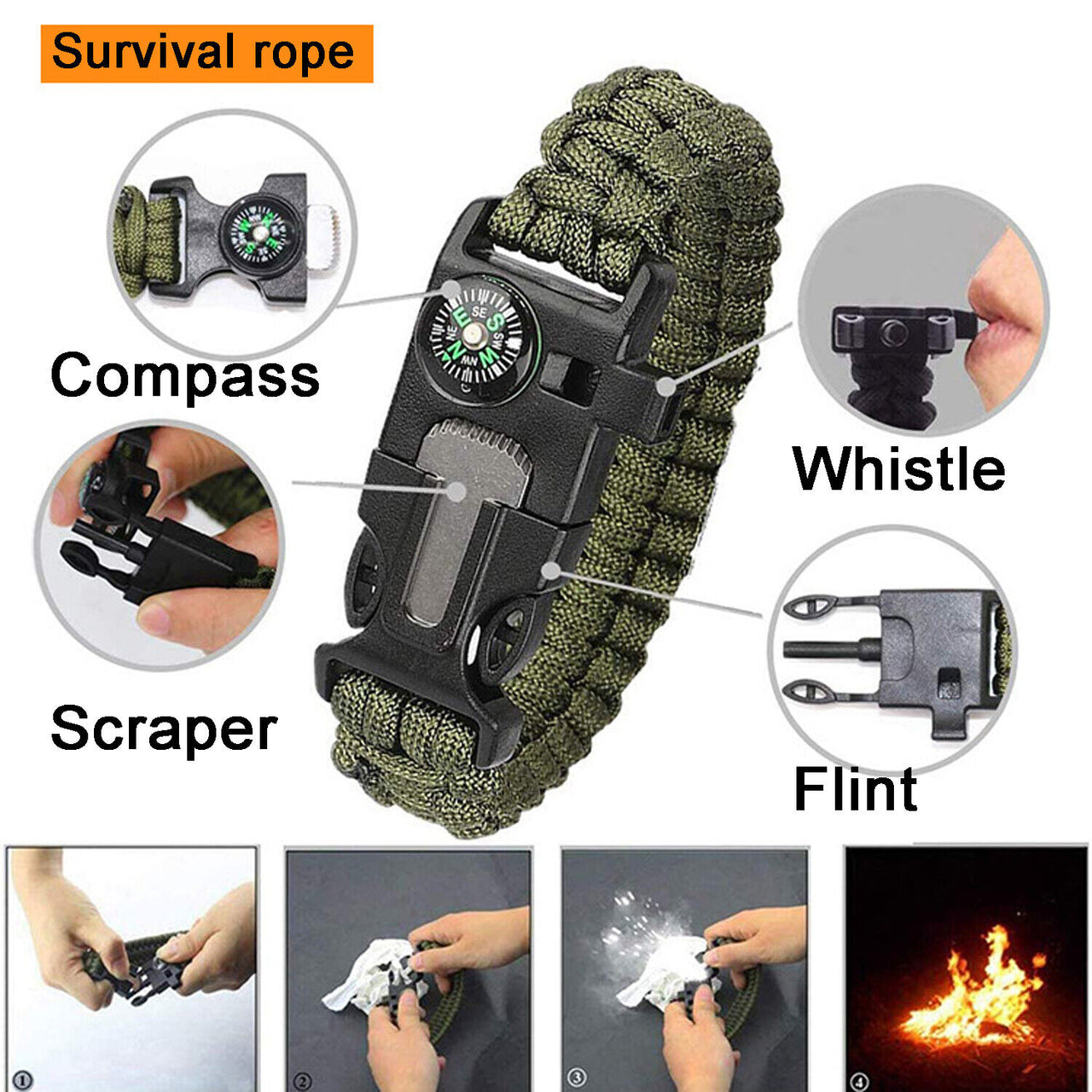 Outdoor Survival Gear Kit